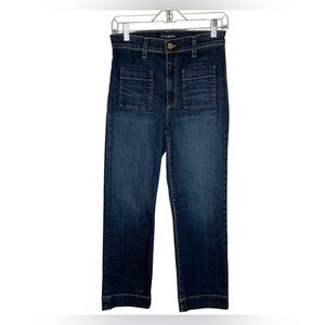 Ramy Brook Square Front Pockets Straight Leg Jeans Dark Wash Women’s Size 27